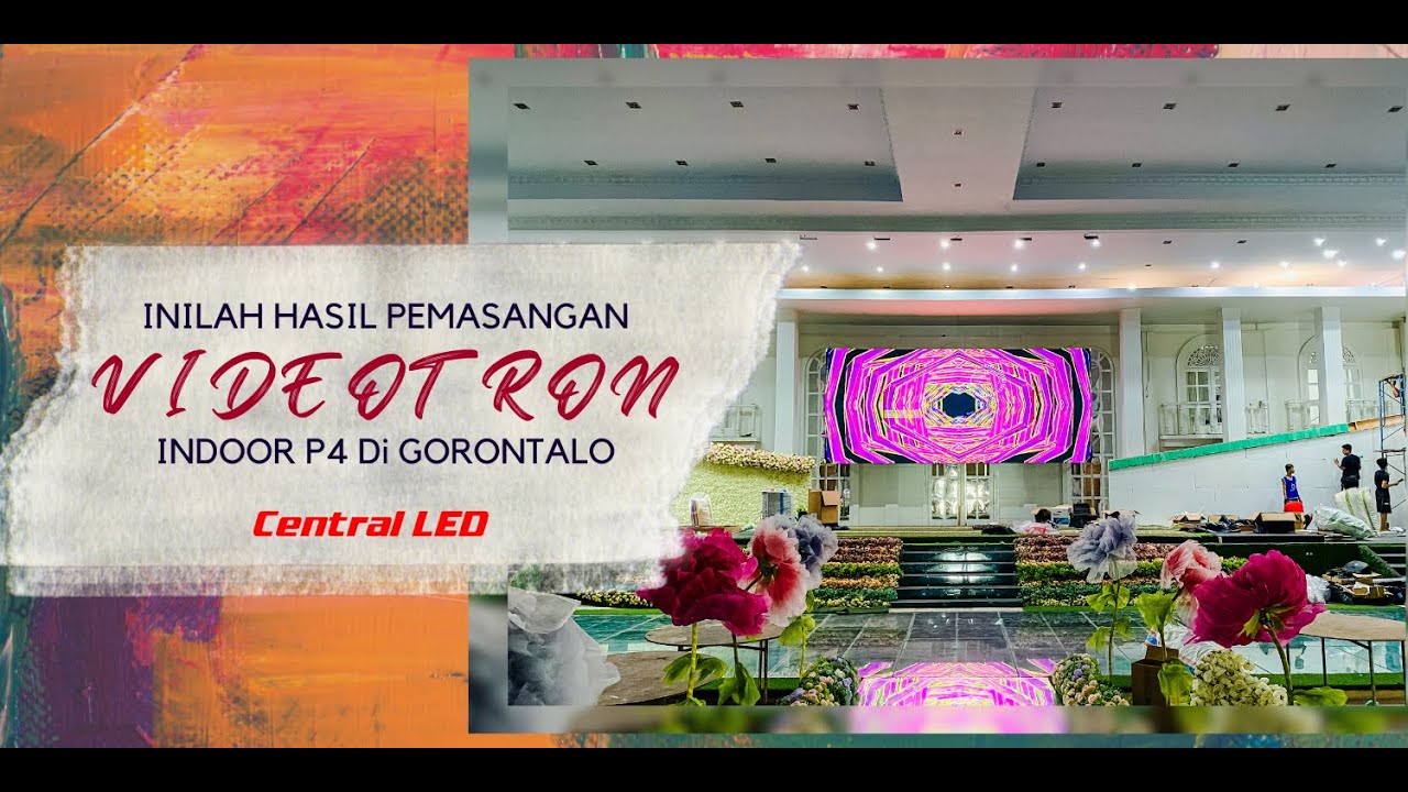 GOKILL!! SEKARANG LAGI ZAMANNYA GEDUNG PERNIKAHAN PAKAI VIDEOTRON