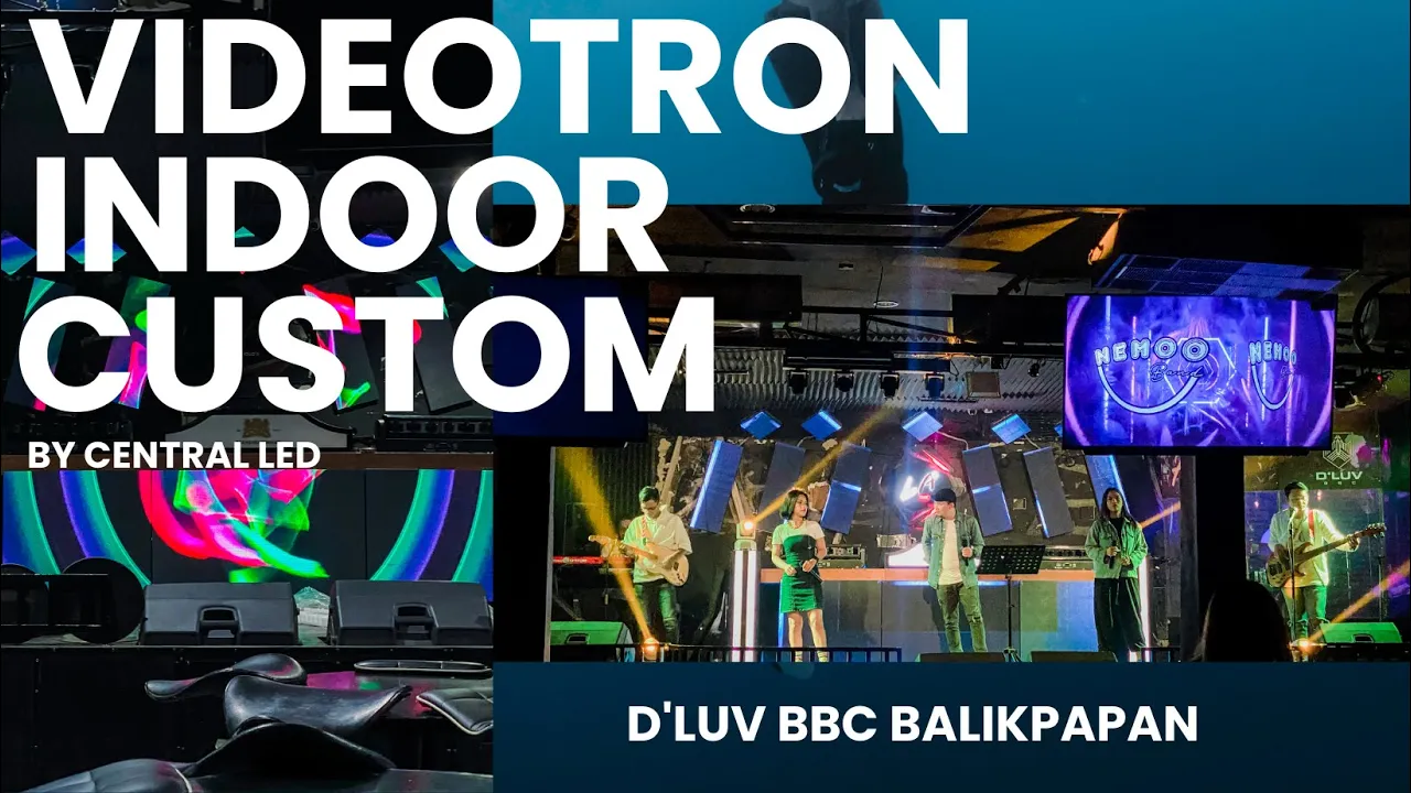 BISA CUSTOM LOH!! INILAH HASIL PEMASANGAN VIDEOTRON INDOOR P4 DI BALIKPAPAN 
