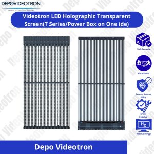 Videotron LED Holographic Transparent Screen (T Series/Power Box on One ide)