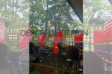 Instalasi Videotron P3.9 outdoor Cork & Screw Country Club