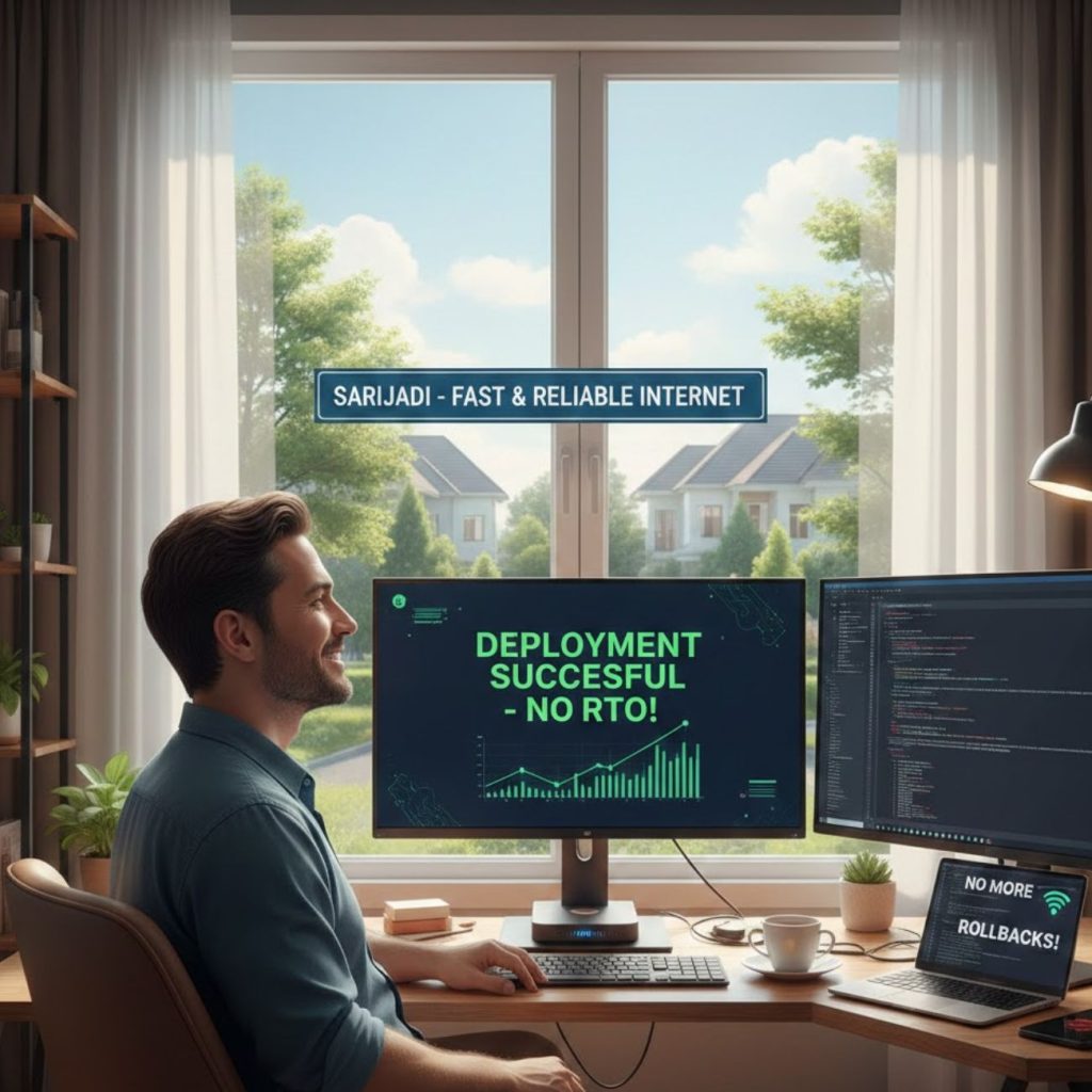 megavision "RTO" pas lagi deploy kerjaan