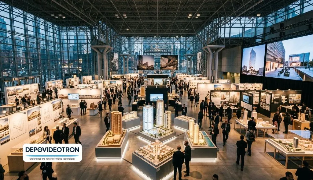 architectural display videotron