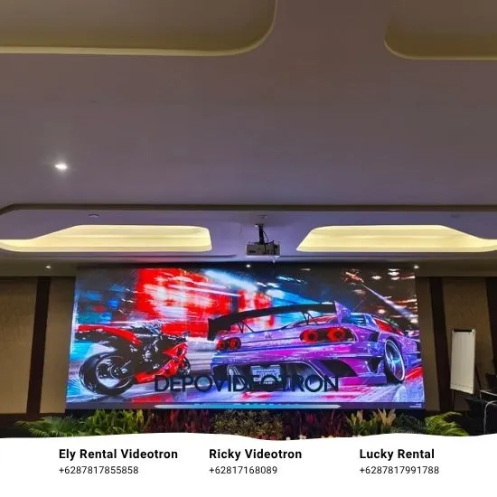 dokumentasi sewa videotron hotel ashley tanah abang