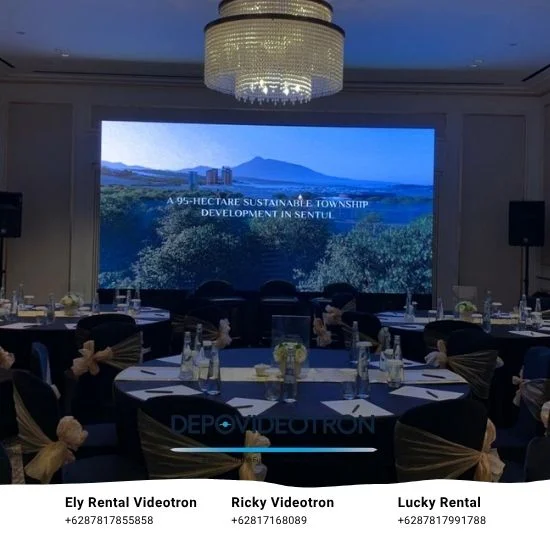 dokumentasi rental videotron di hotel four seasons