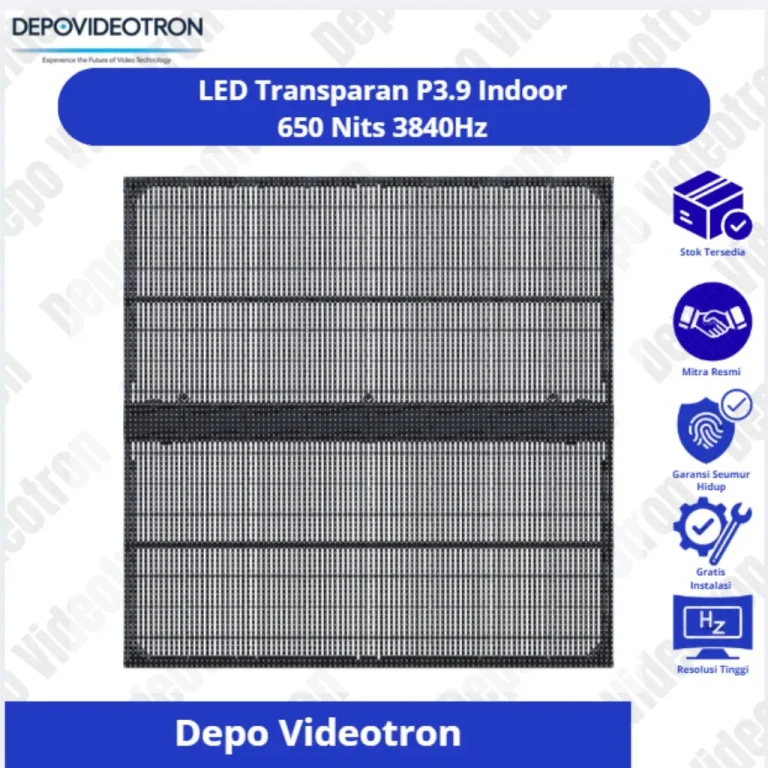 led transparan p3.9 indoor